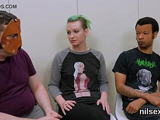 Naughty BDSM kitten's asshole gets hardcore fucked in asylum treatment