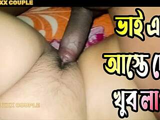 stepbro and stepsis fuck hard sharing hotel bed on bengali family holiday