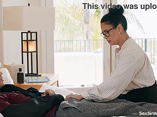 Teacher's Intense Handjob And Deepthroat For Young Student