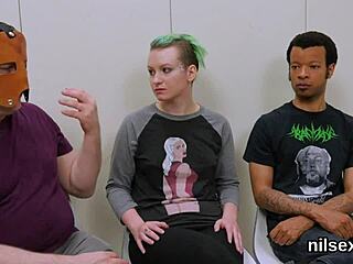 Naughty BDSM kitten's asshole gets hardcore fucked in asylum treatment