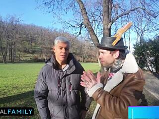 mia trejsi takes double vaginal easter foursome with katy rose!