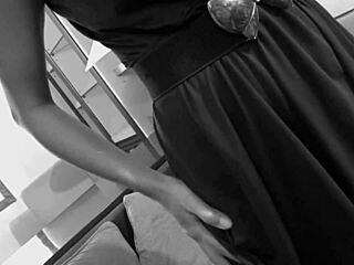 Hot Thai bitch Natalie fucks guy doggystyle on bed!