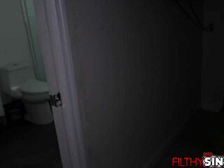 stepsister brin summer begs stepbro derrick ferrari to fill shaved teen pussy with jizz?