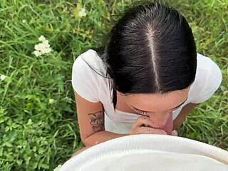 i met sexy girl in park it turned into rough fucking