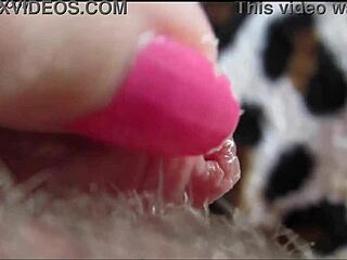 Tease Big Clit To Explosive Closeup Orgasm