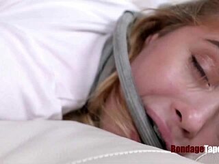 Garage Burglar Blonde Teen 18+ Slut Anastasia Knight Choked Gagged and Punished Hard