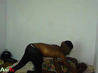 big black cock wakes chubby asian stepmom for bent over doggystyle cumshot pounding