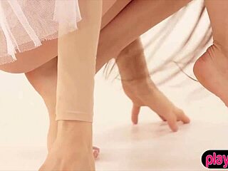 Best Petite Brunette Centerfold Babes Tease Pussy and Tits