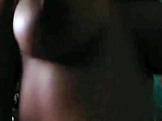big natural tits bounce cowgirl as horny latina moans for milk
