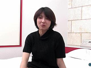 young girl in prison room deepthroats two old cocks cum in mouth.