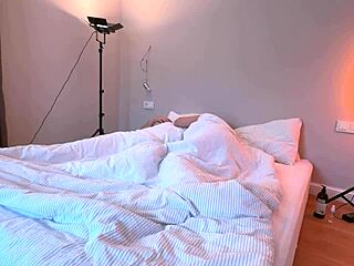 morning couple sex starts with andre love's girlfriend blowjob then doggystyle pounding