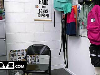 naughty asian thief kimmy kim stripped bent over fucked by officer