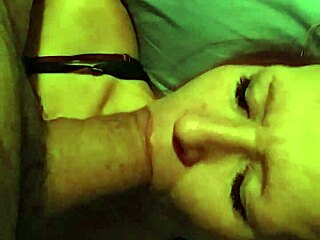 slut learns cock sucking on the training line