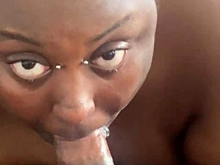 ebony blowjob hides monster bbc view