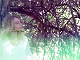 WOW! CUTE BLONDE STRIPS NAKED OUTDOORS!