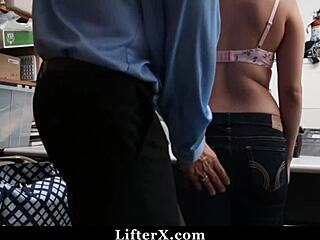 Penelope Reed Caught Stealing, Boyfriend Rips Clothes for Fuck