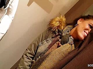 German Teens' Changing Room Scandal Threeway Fuck Explodes!