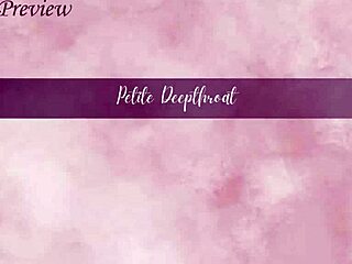 Petite teen gags deep on monster cock before throbbing cumshot floods?