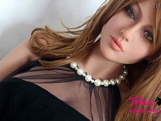 real brunette fuck doll's huge tits beg for pounding!