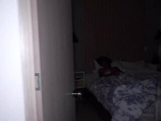 cheating latina wife sneaks stepbrother fuck under husband nose