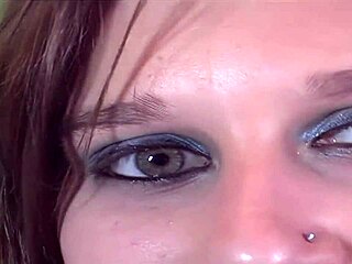 S slutty milf in lingerie fingers shaved pussy pov to drive you crazy