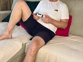 stepmother bursts in excited from work, drops pants for my hard fuck with talk