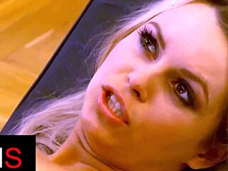 gorgeous blonde slut RIDES monster cock with cumshot in mouth!