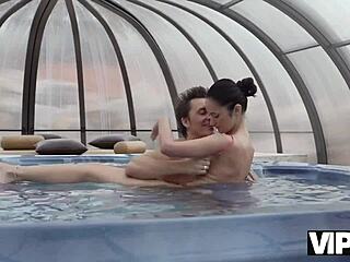 Angie keeps her older man fully satisfied with every sexual craving around