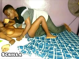 Ebony teen craves Jibz Scrilla's big black cock creampie deep