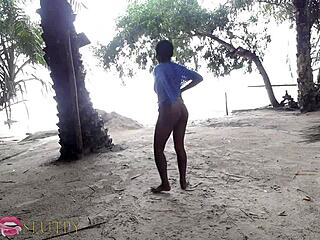 I found wild ebony bitch and fucked her hard