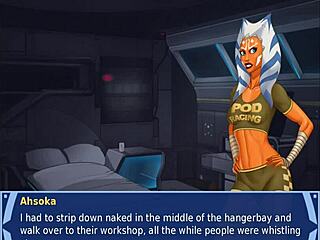 Hey check this orange trainer shaking her big tits and ass