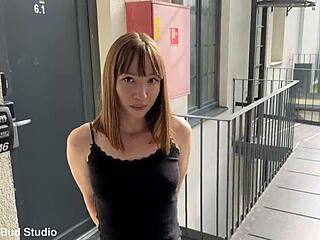 petite kate quinn welcomes neighbor with deepthroat and rough pussy pounding