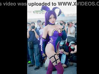 Xuxu Cosplay Jerk Off Challenge Escalates Intensely