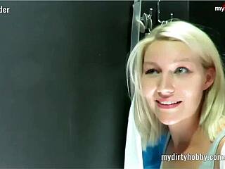 steamy german amateur creampie fuck outdoors in car