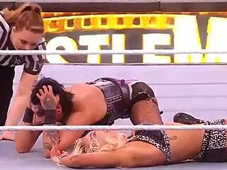 Rhea Ripley vs Charlotte Flair title clash