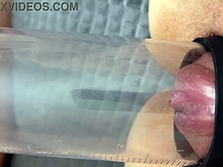 vacuum pumps my pussy then fingers fuck it?