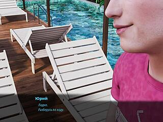 Blonde Milf Glasses Deepthroats Monster Cock Before Beach Doggystyle Cumshot