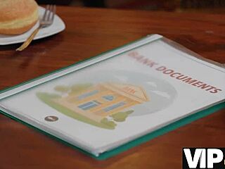 Vip4k. Czech Mommy Creampied by Friend in Stockings