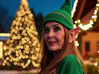 granny carmen claus holiday creampie fun with me homemade pov missionary