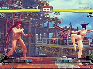 Nude Street Fighter 4 Prank Mod Online Battle Fight Gameplay Challenge