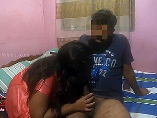 stepmom sneaks stepson fuck while husband gone! loves his cock play