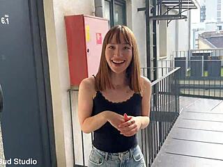 petite kate quinn welcomes neighbor with deepthroat and rough pussy pounding