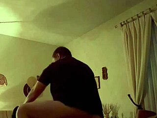 Homemade ebony babe bent over ass fucked doggystyle