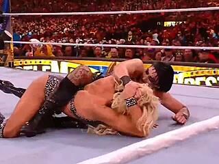 Rhea Ripley vs Charlotte Flair title clash