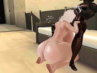 Snowbunny bimbo pounded deep by monster BBC creampie