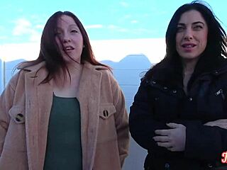 Sabrine and Lily devour pussy and cock in hot French threesome