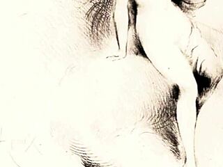 Vintage erotic art captures timeless sensual beauty