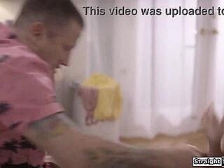 Teen Redhead's Tight Ass Takes Neighbor's Monster Cock Anal Pounding