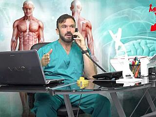 i asked my doctor to fuck me hard in his office but he went too deep!!