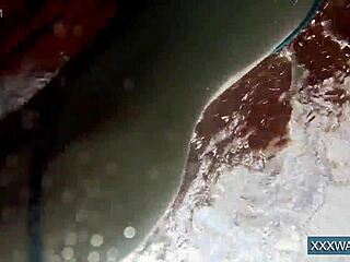 hot 18yo hungarian teen petra fucks shaved pussy underwater poolside